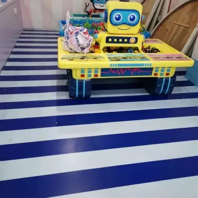 乐佑地板 定制PVC塑胶地板室内定制地胶 塑胶地板 商用地板 幼儿园教室地胶图5