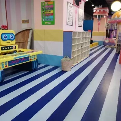 乐佑地板 定制PVC塑胶地板室内定制地胶 塑胶地板 商用地板 幼儿园教室地胶图2
