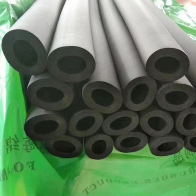 B1级阻燃隔热橡塑管发泡隔音棉空调管道橡塑管黑色工程橡塑保温管图3