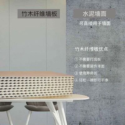 竹木纤维集成墙板快装护墙板墙面装饰板吊顶板装修材料墙面扣板图4