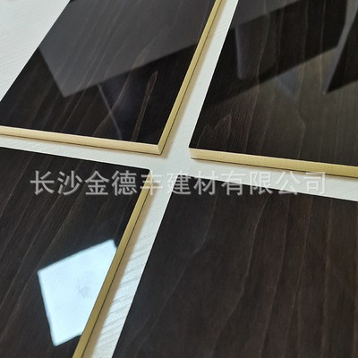 集成墙板竹木纤维护墙板实心大板木饰面岩板背景墙pet高光肤感板图3