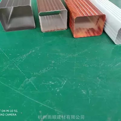屋面排水外墙铝合金雨水管 包工包料图4