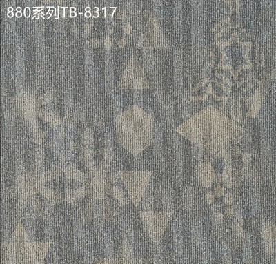 pvc塑胶地板石塑地板880毯纹系列图5