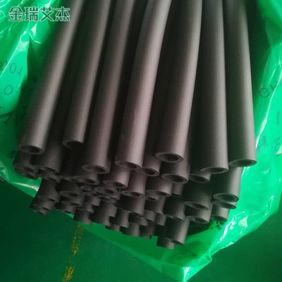 厂家批发B1级橡塑保温管 保温隔热铝箔橡塑海绵管 管道保温橡塑管图2