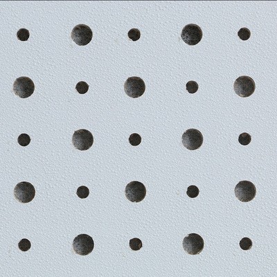 穿孔吸音石膏板 吸音装饰板吊顶做墙穿孔板 防火吸音降噪石膏板图3