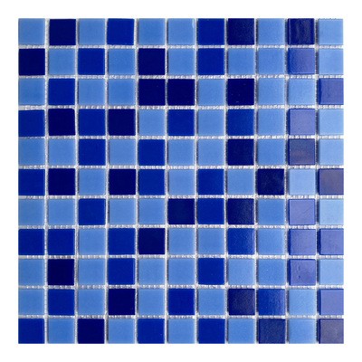 厂家直销蓝色陶瓷泳池马赛克瓷砖300x300水池鱼池卫生间瓷砖批发图4