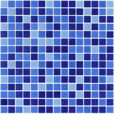 厂家直销蓝色陶瓷泳池马赛克瓷砖300x300水池鱼池卫生间瓷砖批发图2