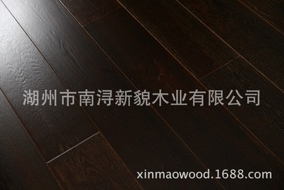 新貌地板深色多层实木复合地板橡木植物油碳化环保图4