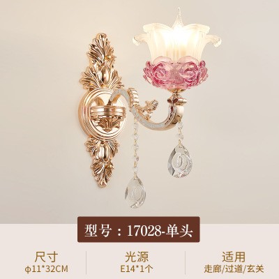 批发卧室大厅欧式水晶灯吊灯客厅别墅家用灯饰灯具锌合金餐厅吊灯图5