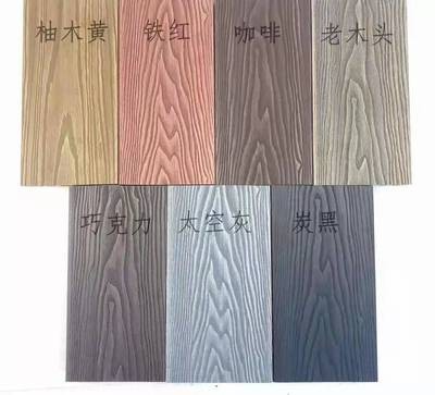 圆孔方孔深压纹 户外塑木木塑地板阳台浴室庭院DIY花园露台防腐图4