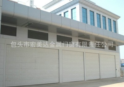 厂家供应 超宽超大复合车库门 超大车间工业门 欧式抗风工业门图3