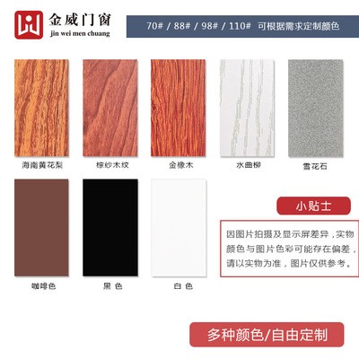 88断桥铝平开窗窗纱一体内开内倒外开下悬工程定制图4