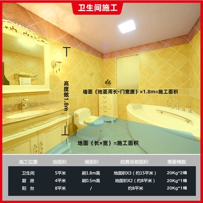 戴姆乐K11js防水涂料卫生间外墙水池厨房防水补漏材料厂家直销图3