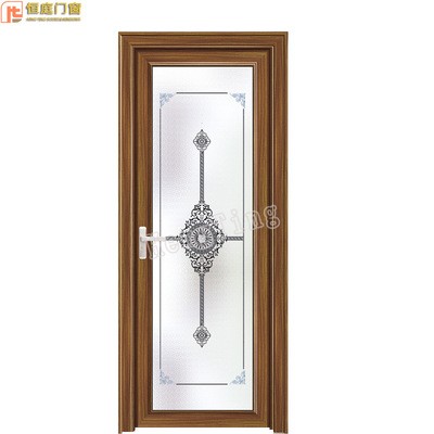 恒庭门窗铝合金 现代厨卫门茶镜平开门 隔音房间门室内门批发定制图4