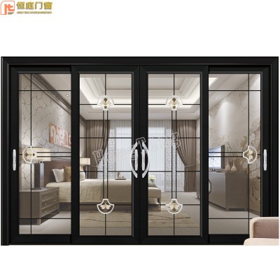 全屋定制 移门滑门 厨房铝合金推拉门钛镁合金玻璃推拉门批发定做图5