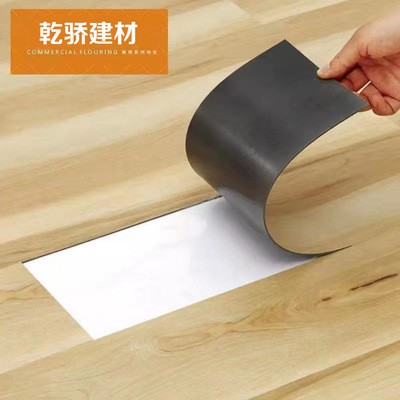 自粘地板pvc地板革耐磨防水塑胶地板贴纸卧室家用水泥地翻新改造图4