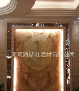 铝蜂窝板复合天然大理石 复合石材板 大理石背景墙 电视背景墙图3