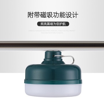 led充电灯泡 磁吸摆摊球泡灯地摊夜市灯户外露营停电照明应急灯图2
