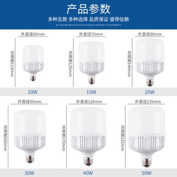 厂家直销led灯泡 led塑料球泡灯 E27/B22节能灯泡高富帅球泡灯图4