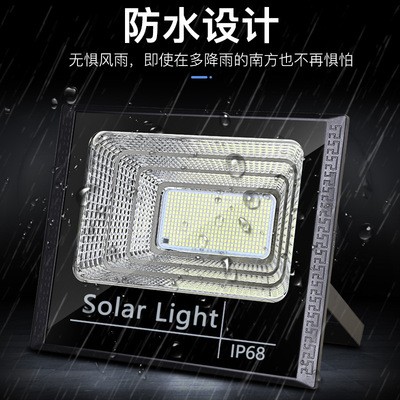 新款太阳能投光灯 LED户外道路灯具家用庭院墙壁灯新农村室外照明图4