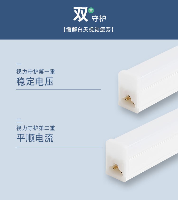 厂家批发 LED灯管 一体化T5 T8灯管照明1.2米节能光管 全套日光灯图2