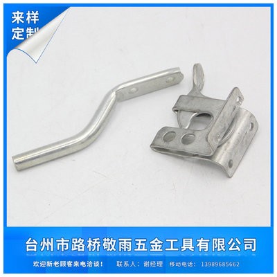 厂家直销 门栓重型铁插销 铁重型弹簧插销 防盗重型插销 品质图4