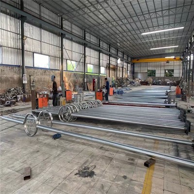 路灯杆 海螺臂A字臂6米8米10米新农村led路灯 道路广场球场路灯杆图3