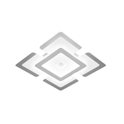 超薄现代简约多层LED吸顶灯亚克力客厅卧室灯简欧创意个性客厅灯图5