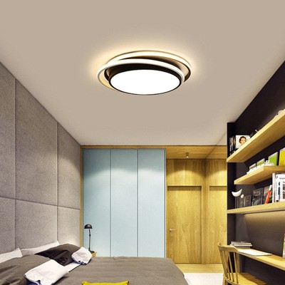 新款北欧创意led客厅灯 现代简约长方形卧室餐厅吸顶灯家用灯具图2