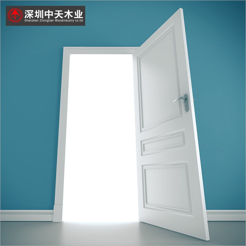 室内实木复合pvc免漆套装木门房门钢木门复合强化生态免漆门实木图1