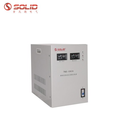 浙江索尼德供应220V家用稳压器 10KW单相全自动交流稳压电源图4