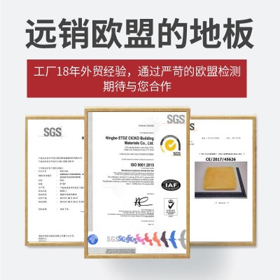 厂家直销防水防火PVC自粘地板贴 2毫米加厚耐磨地板革图2