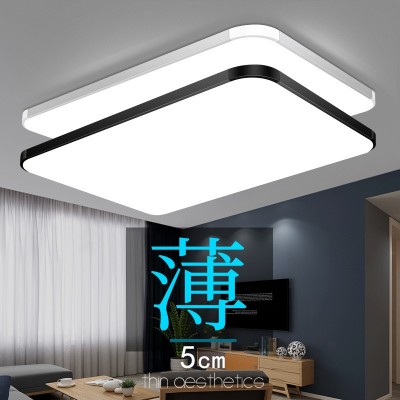 超薄LED吸顶灯 客厅灯长方形苹果吸顶灯 大方现代简约卧室灯灯具图3