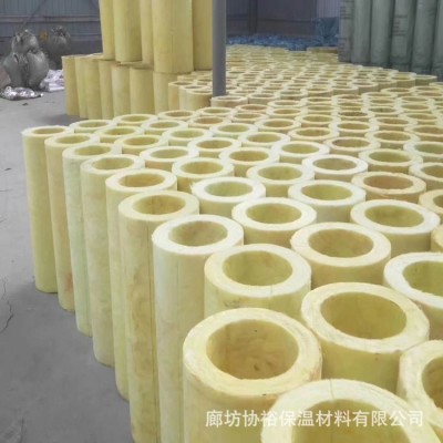 厂家销售管道保温岩棉管壳 DN100保温管 保温隔热管 玻璃棉管 硅图2
