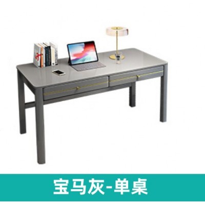 新中式全实木书桌简约现代轻奢卧室儿童学习桌家用办公台式电脑桌图5