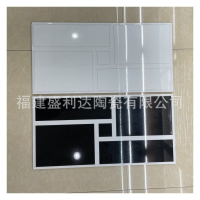 铁红色亮光300x600瓷片门面瓷砖厨房餐厅商场幼儿园墙砖釉面砖图3