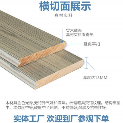 纯实木地板厂家 北美黑胡桃室内家装现代简约环保纯实木地板批发图2