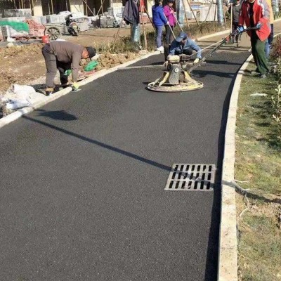 透水混凝土胶结料增强剂小区道路彩色透水混凝土密封处理剂图4