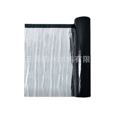铝箔面自粘防水卷材 屋面彩钢瓦防水 自粘聚合物改性沥青防水卷材图4