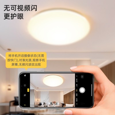 超薄led简约吸顶灯家用卧室客厅灯过道照明阳台灯饰中山灯具 批发图2