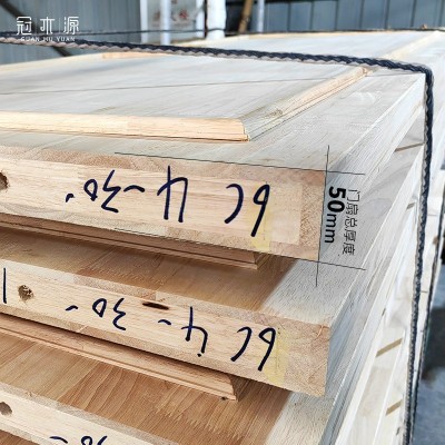 源头厂家卧室门 批发橡木烤漆实木轻奢卧室房间门木门室内门 隔音图4