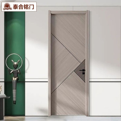 轻奢CPL卧室木门套装门实木复合门民宿酒店隔音工程门厂家图2