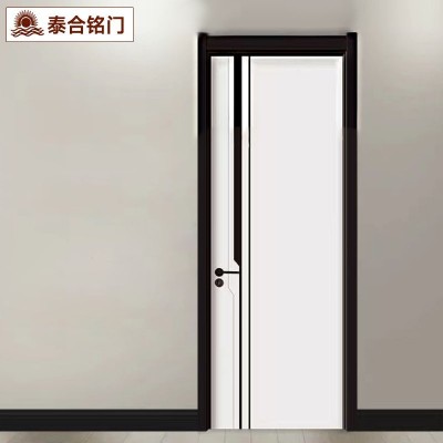 轻奢CPL卧室木门套装门实木复合门民宿酒店隔音工程门厂家图3