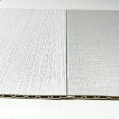 竹木纤维护墙板pvc集成墙板新护墙板装饰材料木饰面免漆工厂批发图3