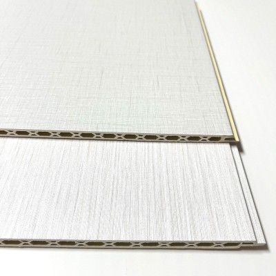竹木纤维护墙板pvc集成墙板新护墙板装饰材料木饰面免漆工厂批发图2