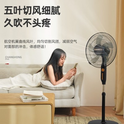长.虹风扇家用16寸落地扇立体式办公宿舍大风力工厂礼品批发电风图2