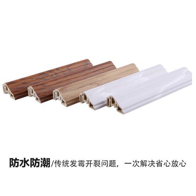 竹木纤维顶角阴角棚角墙角集成护墙板吊顶天花檐修边收口装饰线条图4