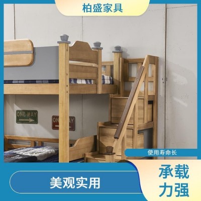 柏盛家具 上下子母床 颜色均匀 使用寿命长 重量较轻 易搬动图4