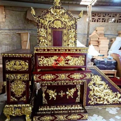 祥瑞坊 藏式家具大法座 少数民族风格实木家具 工厂定制图4