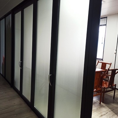 上海68#厨房重型折叠门铝合金门窗办公室隔断门别墅折叠门整安装图2